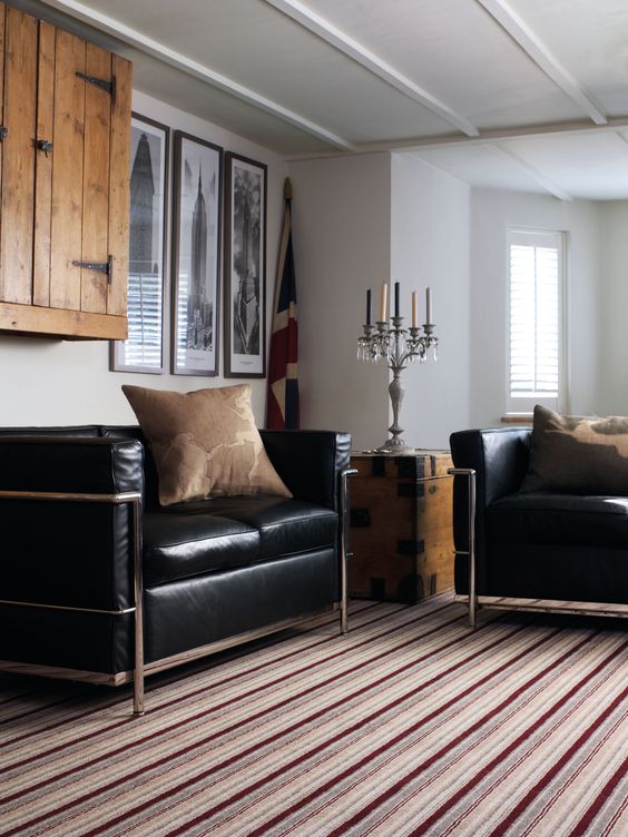 Brockway Carpets Blackpool- Jubilee Stripe-Burgundy Stripe-Harper and Pye
